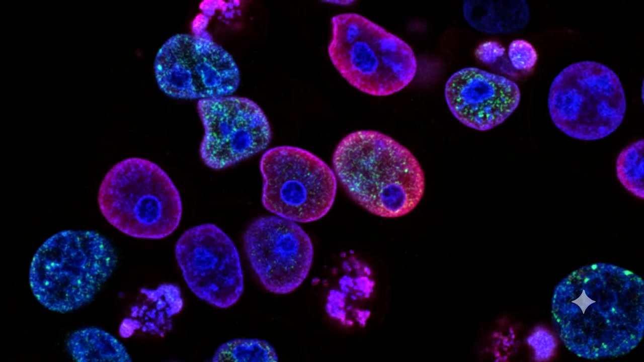 Fluorescent microscopy of live cells